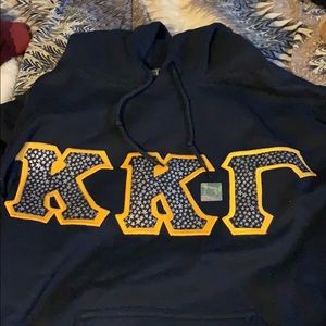 BRAND NEW KKG kappa kappa gamma letters hoodie!